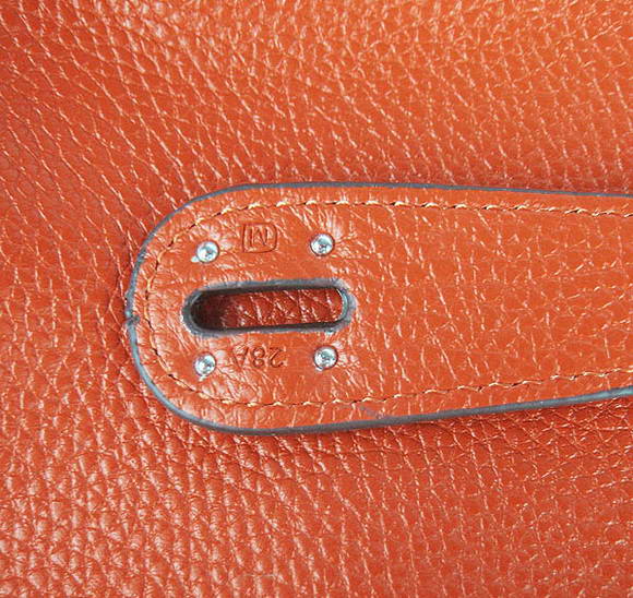 High Quality Replica Hermes Lindy 26CM Shoulder Bag Orange - Click Image to Close